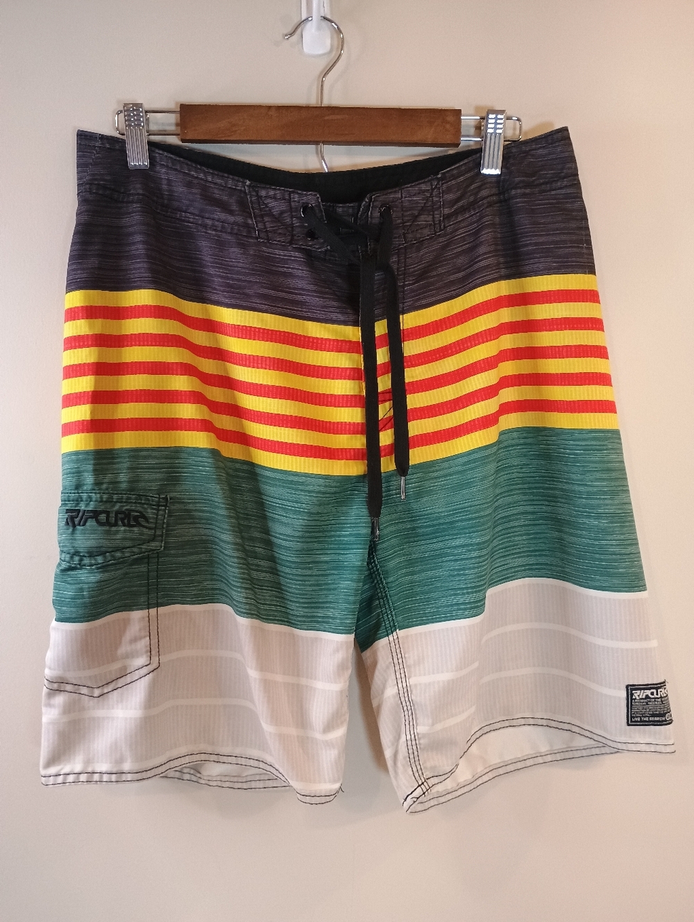 Rip Curl Board Shorts Men's Swim Trunks - With Board Tool Size 34
